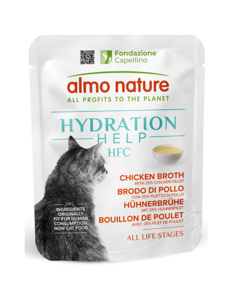 Almo nature HFC cats hydration help kura 50g polievka