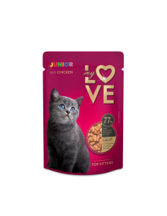 My Love kapsička pre mačiatka s kuracím mäsom 85g