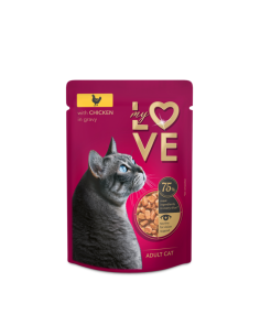 My Love kapsička s kuracím mäsom v jemnej omáčke 85g