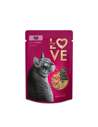 My Love kapsička s morčacím mäsom v jemnej omáčke 85g