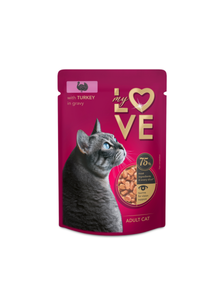 My Love kapsička s morčacím mäsom v jemnej omáčke 85g