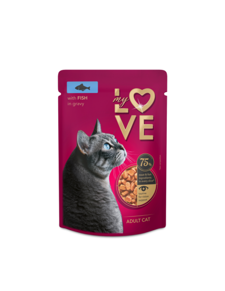 My Love kapsička s rybou v jemnej omáčke 85g