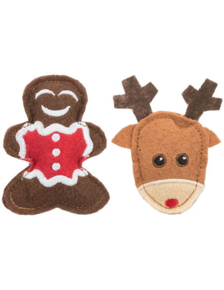 Xmas figure set pre mačky 2ks 8cm