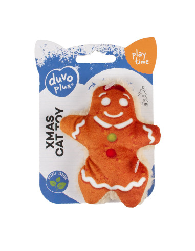 Hračka DUVO+ Vianočný perník s catnipom dievča