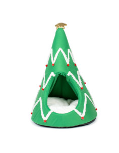 Stan DUVO+ Vianočný domček pre mačky 43 x 43 x 70 cm