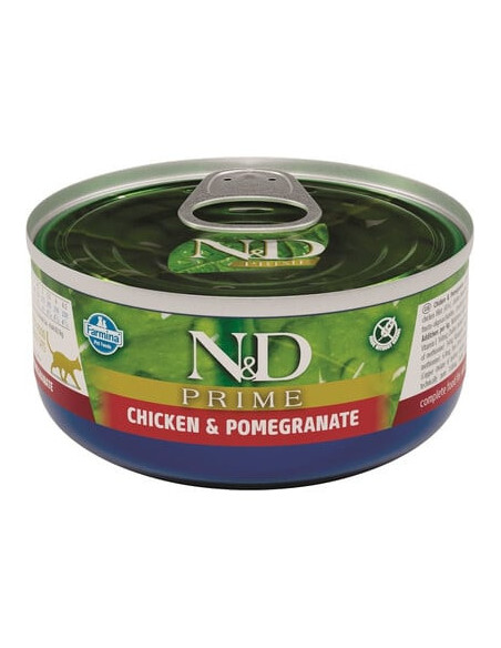 N&D konzerva cat PRIME chicken & pomegranate 70g