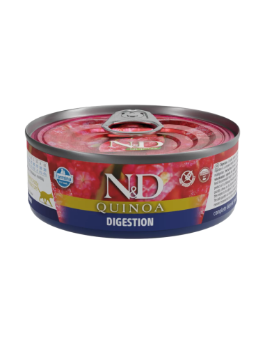 Farmina N&D cat QUINOA digestion konzerva 80 g