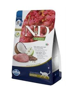 Farmina N&D cat QUINOA senior,lamb, green apple & coconut 0,3 kg