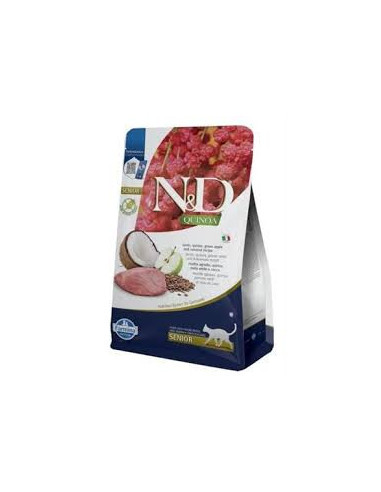 Farmina N&D cat QUINOA senior,lamb, green apple & coconut 0,3 kg