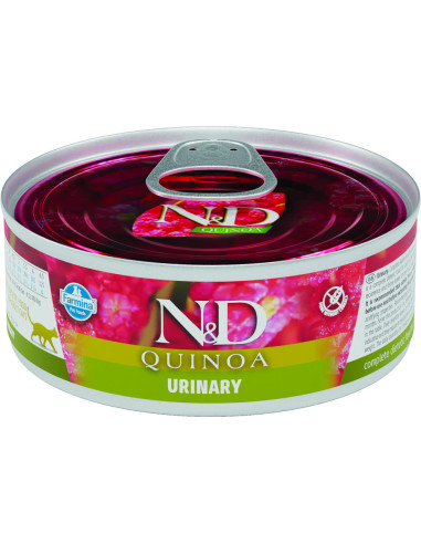 Farmina N&D cat QUINOA urinary konzerva 80 g