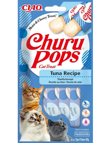 Pamlsok Inaba Churu Pops cat Tuniak 4 tuby 60g