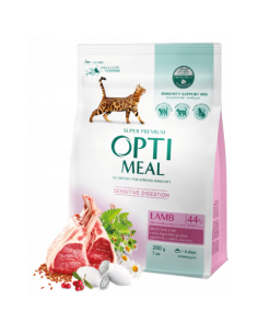 OPTIMEAL granule Sensitive Digestion jahňacie 200g