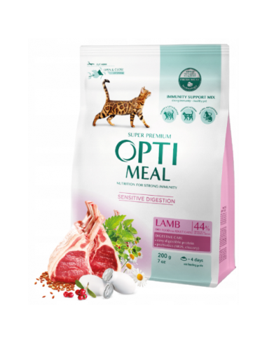 OPTIMEAL granule Sensitive Digestion jahňacie 200g