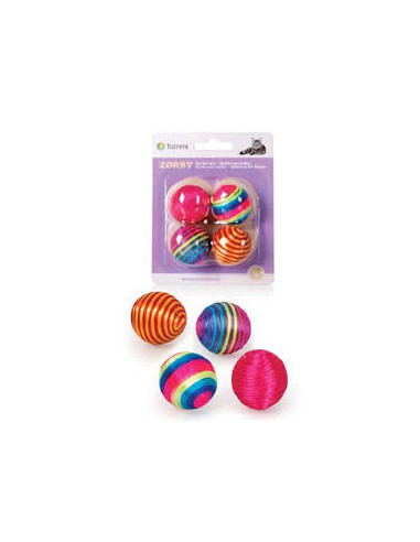 Loptičky dúhové 4ks