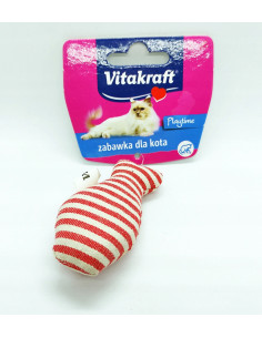 hračka pásikavá rybička catnip