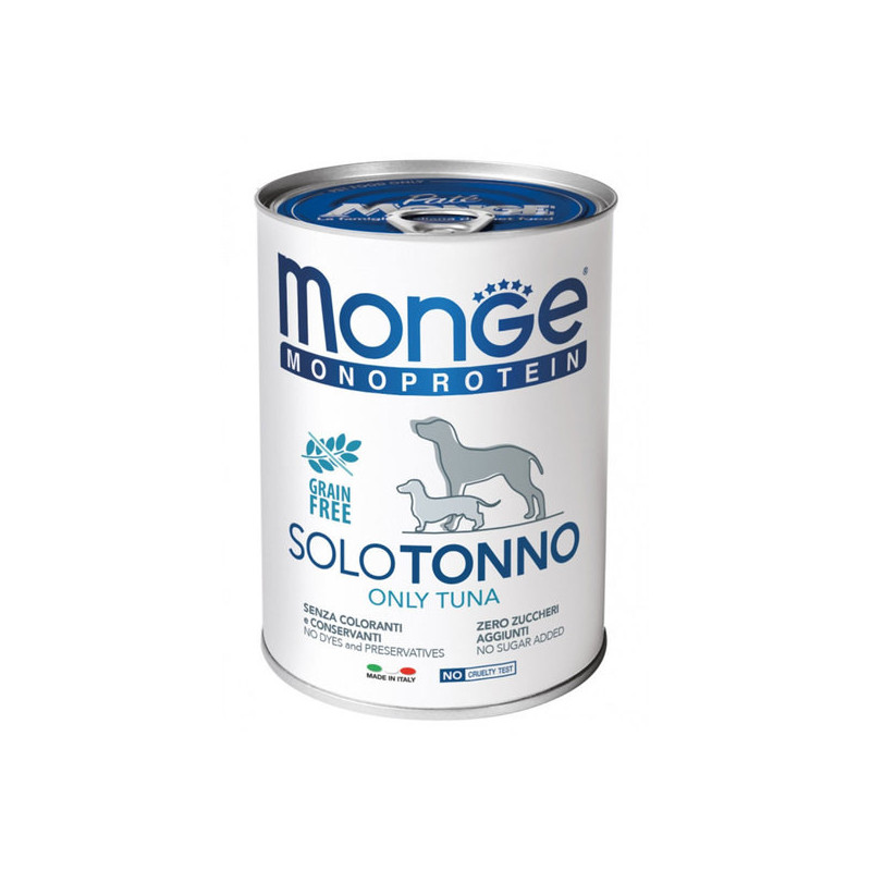 Monge dog konz. solo tonno tuniak 400g