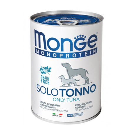Monge dog konz. solo tonno tuniak 400g
