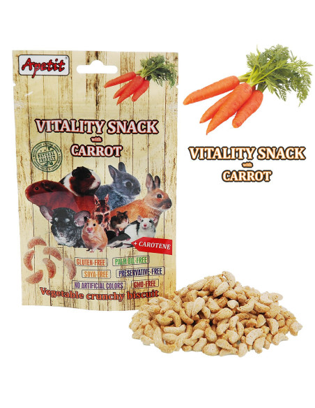 Apetit vitality snack s mrkvou 80 g