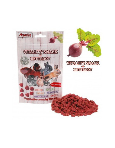 Apetit vitality snack s červernou repou 80 g