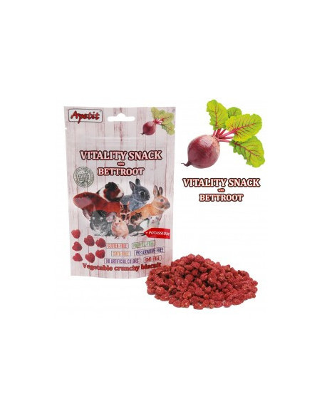 Apetit vitality snack s červernou repou 80 g
