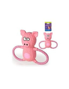 Prasiatko ružové, lano - latex