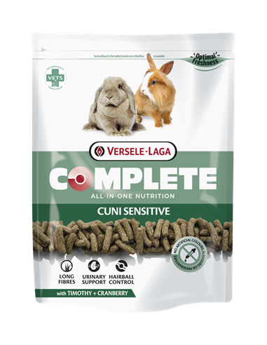 VL Complete Cuni Sensitive- pre králikov s citlivým zažívaním 500 g