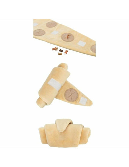 Snack Croissant - plyšová aktívna hračka na pamlsky 40cm